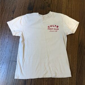 MMA Muay Thai Fight Club Cream T-Shirt